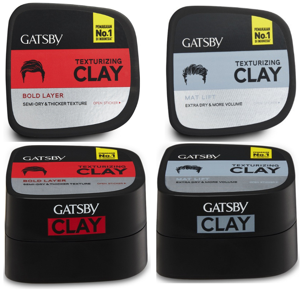 Jual Gatsby Texturizing Clay Mat Lift / Bold Layer 73g | Shopee Indonesia