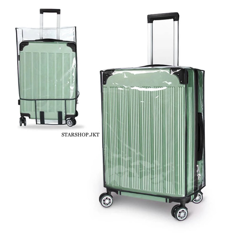 Jual SARUNG KOPER PLASTIK | LUGGAGE COVER | PELINDUNG KOPER | CABIN, 16 ...