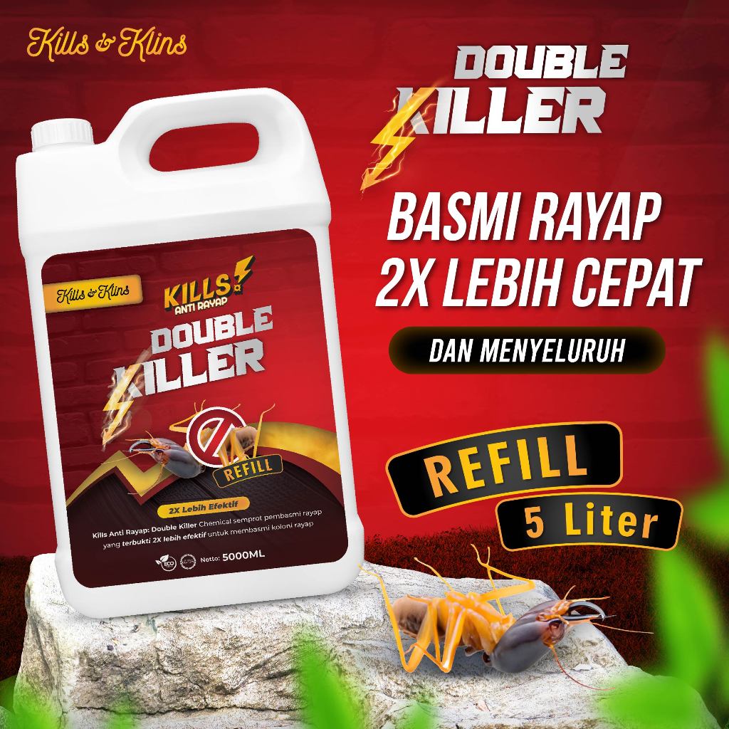 Jual KILLS ANTI RAYAP DOUBLE KILLER 5 LITER | ANTI RAYAP AMPUH ...
