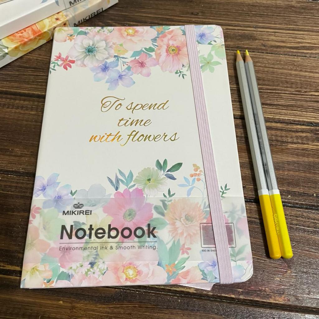 Jual MIKIREI Sunflower Tulip Hardcover Diary Buku Note Book Planner A5 ...
