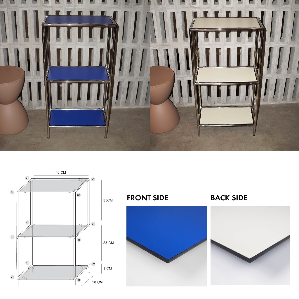 Jual Modulock Rack Kit 20x40x80 cm / Rak Sepatu / Rak Dapur / Kabinet ...