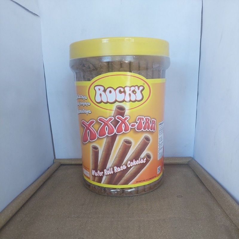Jual Rocky Xxxtra Wafee Roll Rasa Coklat 620 gr | Shopee Indonesia