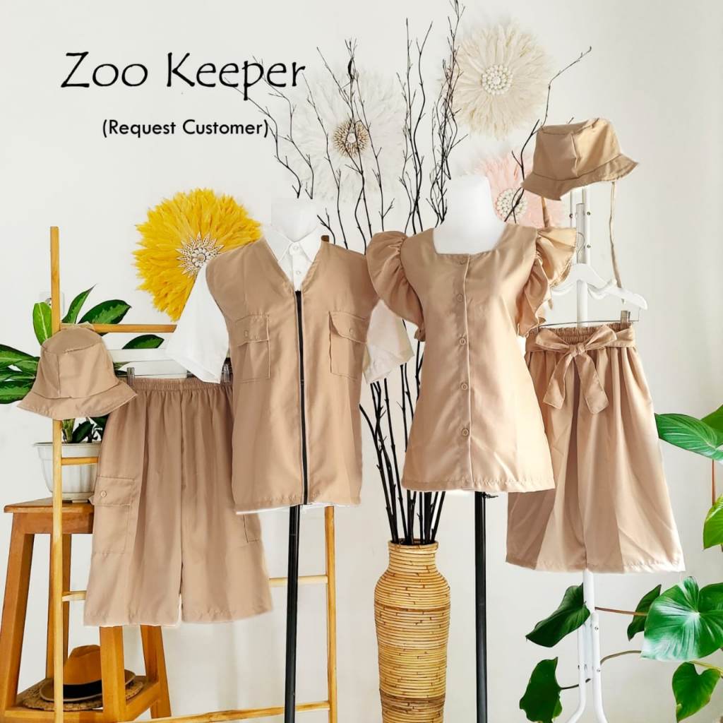 Jual Kostum Safari/Kostum Jungle/Kostum Rimba/Kostum Tema Zoo/Kostum ...