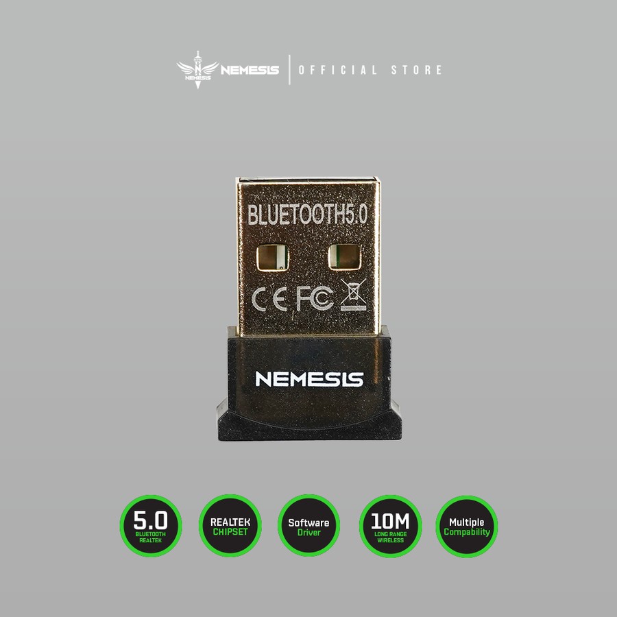 Jual Nyk Nemesis Adapter Bluetooth Dongle 5.0 Plug and Play Shopee
