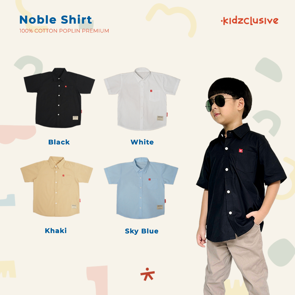 Kidzclusive - KEMEJA ANAK FORMAL Noble Shirt kemeja anak kemeja keren anak