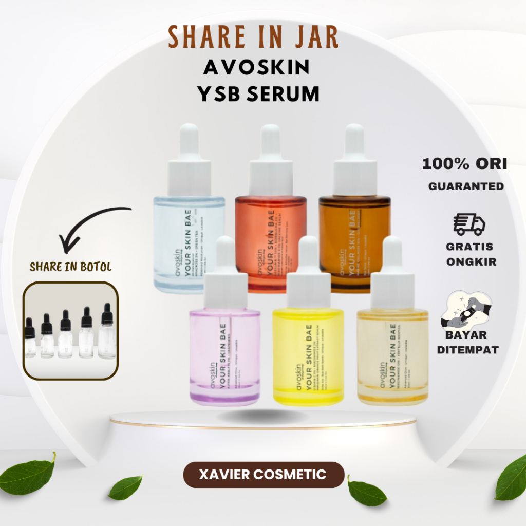 Jual [SHARE IN JAR / BOTTLE] AVOSKIN YSB Serum Your Skin Bae Series ...