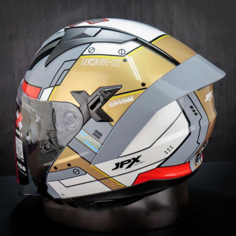 Jual Helm Half face Jpx Nouvo X Motif N5 Shopee Indonesia