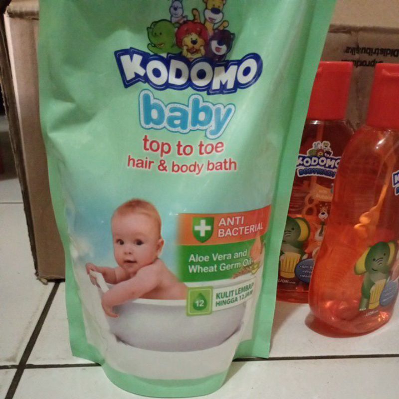 Jual Kodomo Baby Top To Toe Hair And Body Bath 450ml Shopee Indonesia