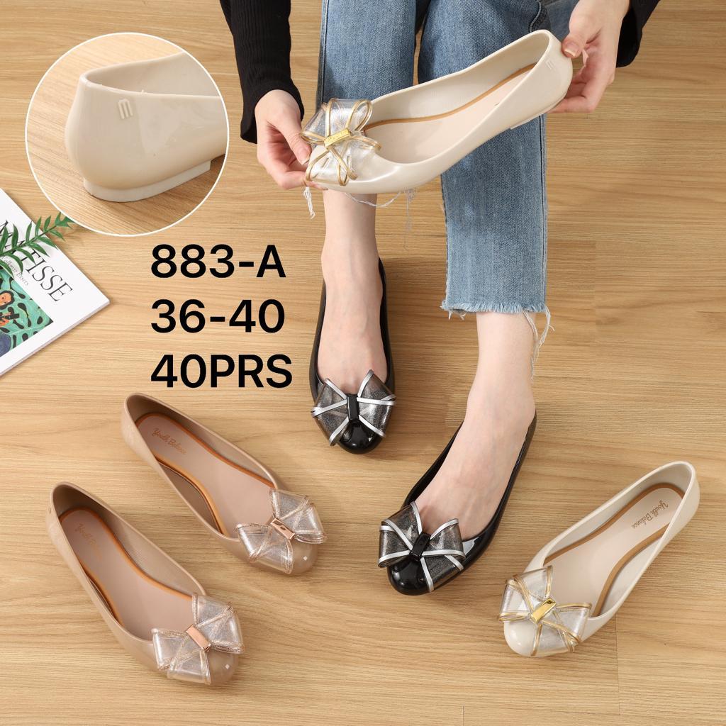 Jual Sepatu jelly Flat Shoes pita Wanita dewasa Import Terbaru 883 A 36 40 sepatu slip on wanita terbaru Shopee Indonesia