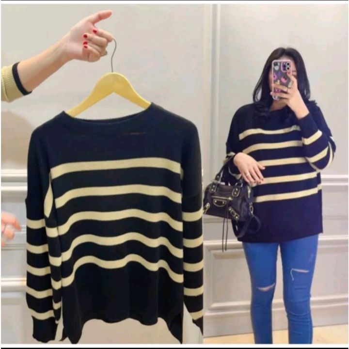 MAUDY SWEATER RAJUT PREMIUM / ATASAN WANITA BLASTER / MAUDY TOP - SWEATER RAJUT KOREAN STYLE