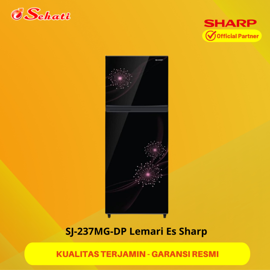 Jual Kulkas Sharp SJ-237MG-DP | Lemari es 2 pintu SJ237MG SJ237MGDP ...
