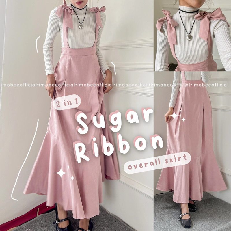Jual SUGAR RIBBON OVERALL SKIRT MERMAID BABY CORDUROY // OVERAL ROK ...