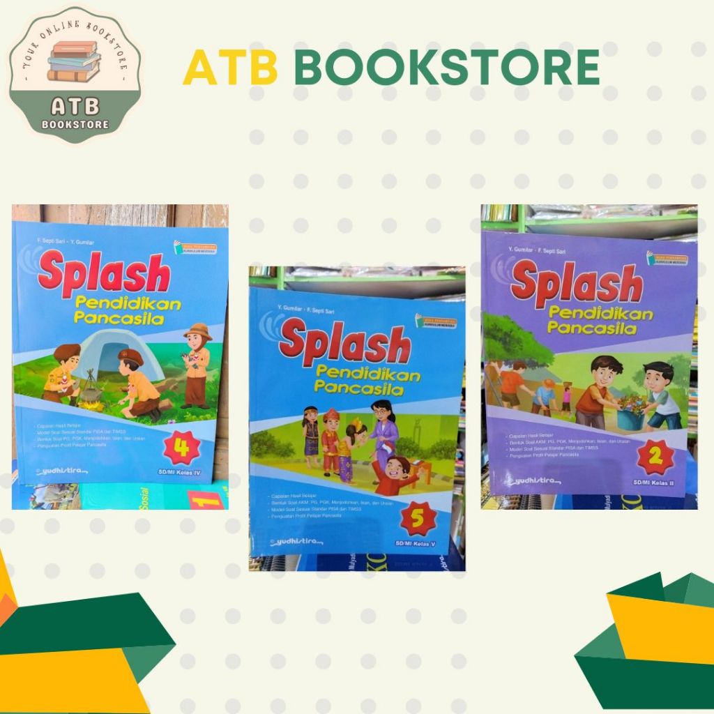 Jual Buku SPLASH Pendidikan Pancasila Kelas 1, 2, 3, 4, 5, 6 SD/MI ...