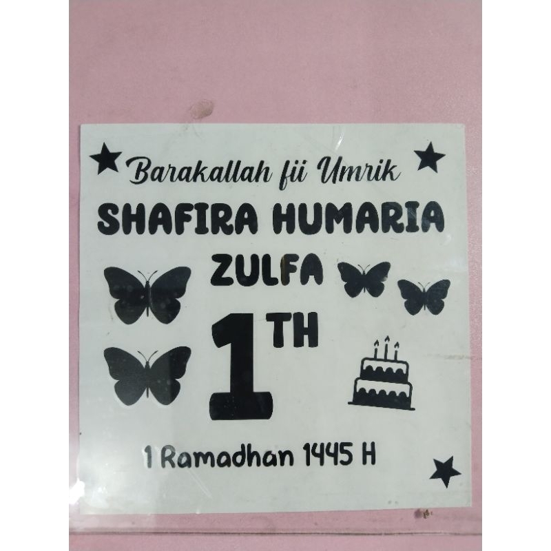 Jual Balon PVC 18 inch + sticker cutting custom (20x20) cm stiker ...