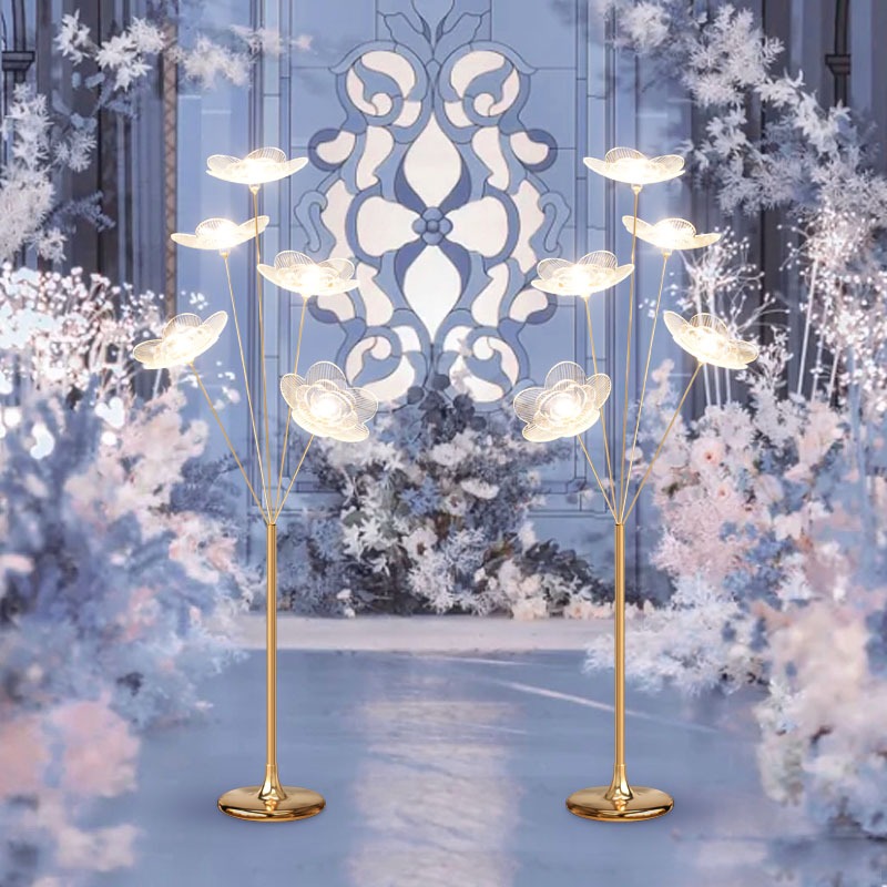 Jual 2 Set Lampu Dekorasi Pelaminan Lampu Dekorasi 140cm Standing Lampu