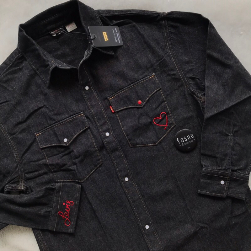 VAULTROOM DENIM OVERSHIRT / BLK Lサイズ VAULTROOM DENIM OVERSHIRT