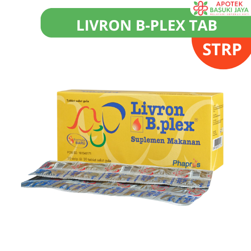 Jual LIVRON B-PLEX Vitamin Zat Besi Fe 10 Tablet (ed Agustus 2024 ...