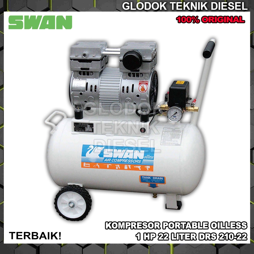 Jual Swan Air Compressor Hp Liter Oilless Drs Kompresor