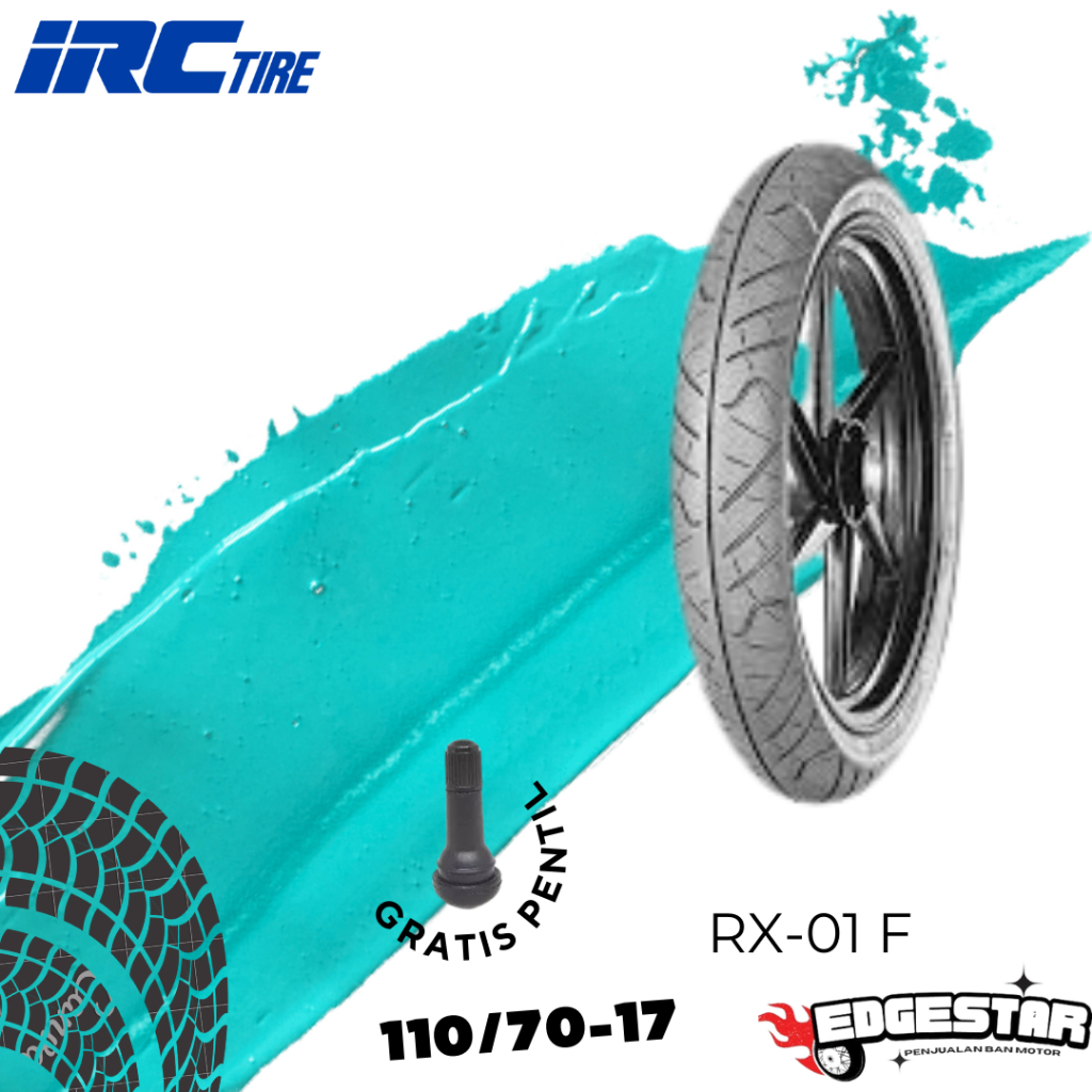 Jual BAN IRC RX-01F & RX-01R TUBELESS RING 17 Sepasang/Satuan UKURAN ...