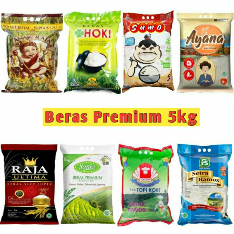 Jual Beras Premium 5kg | Shopee Indonesia