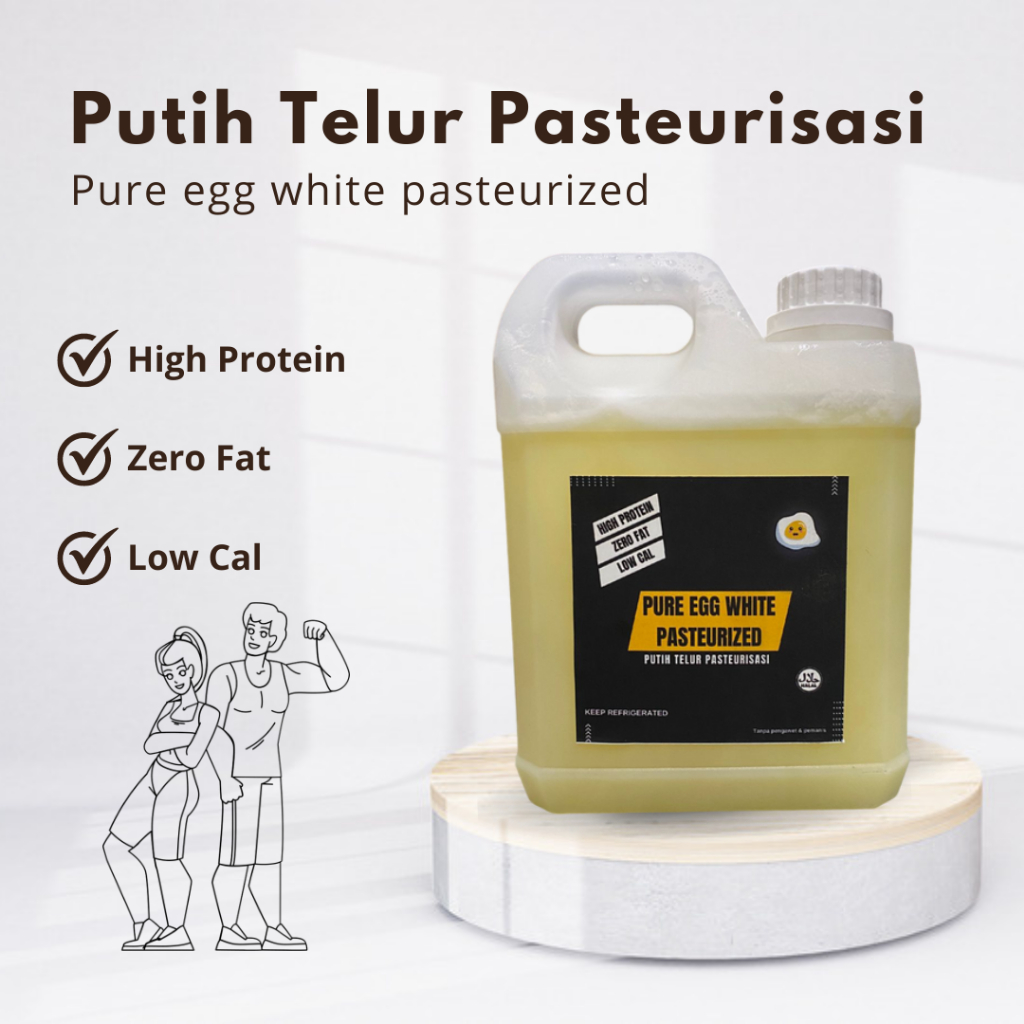 Jual Putih Telur Pasteurisasi / Egg White Liquid | Shopee Indonesia