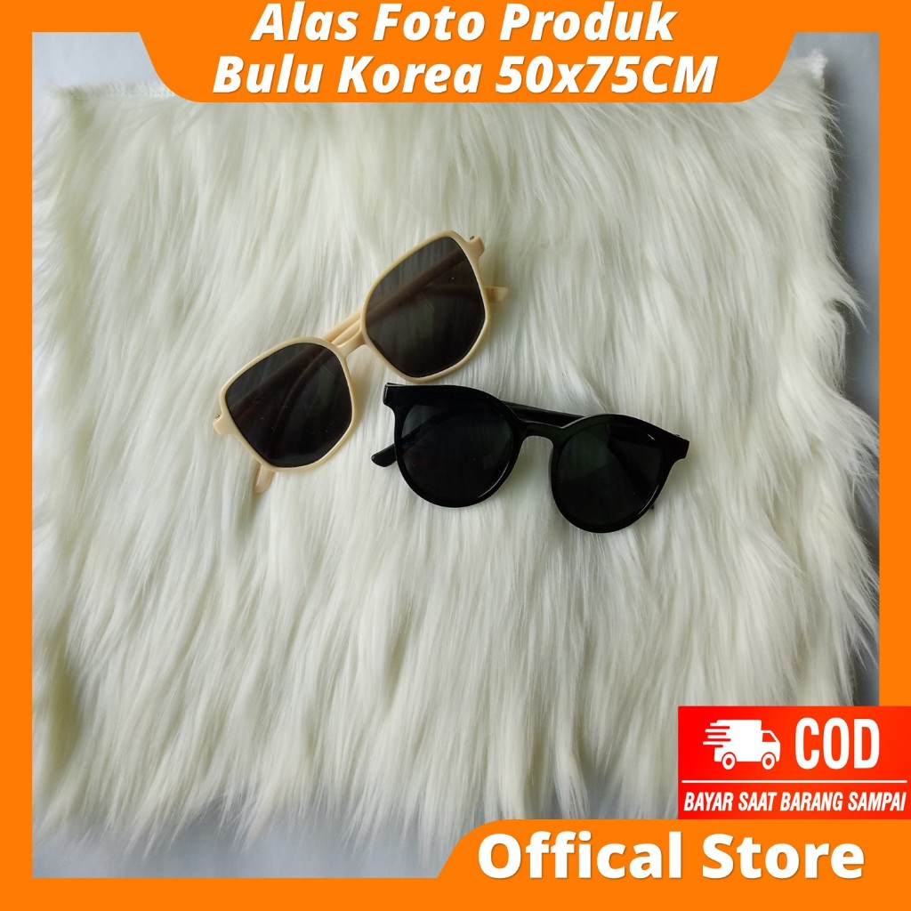 Jual Alas Foto Produk Bulu Korea 50x75 Premium Bulu Panjang Lembut ...