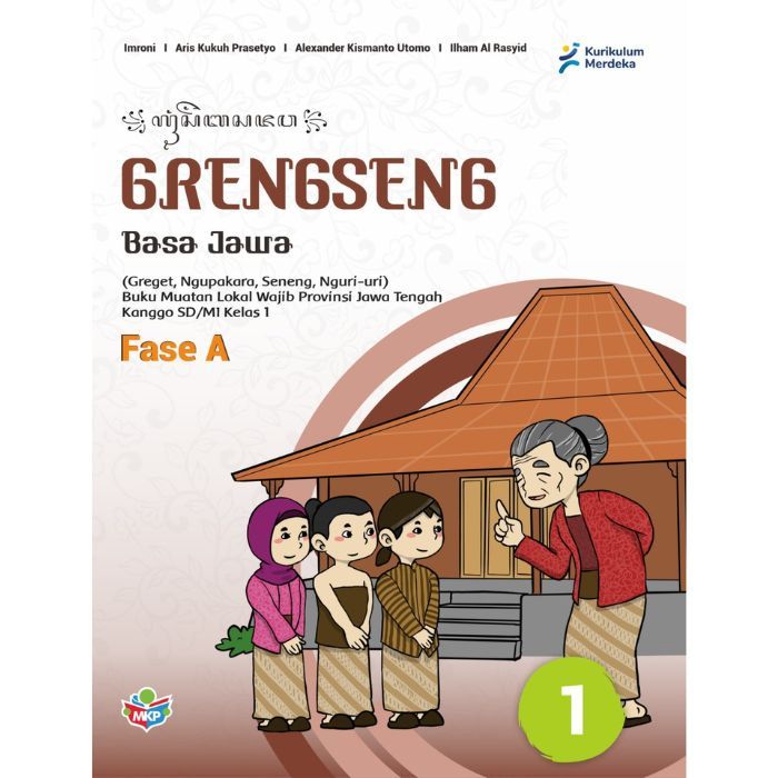 Jual Buku Grengseng Bahasa Jawa Untuk Siswa SD / MI Kelas 1 Kurikulum ...