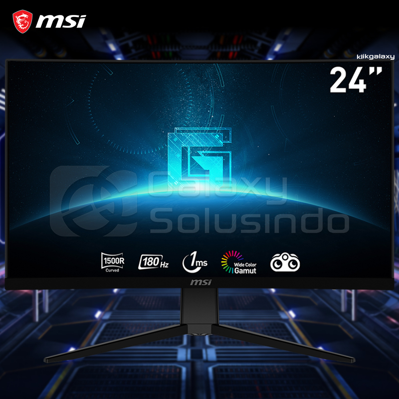 Jual MSI G2422C 24 Inch VA 1ms 180Hz FHD Curved Gaming Monitor | Shopee ...