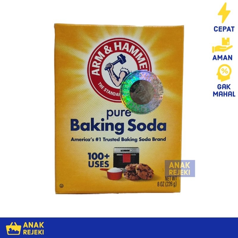 Jual Arm & Hammer Pure Baking Soda 227gr - Arm Hammer Soda Kue USA ...