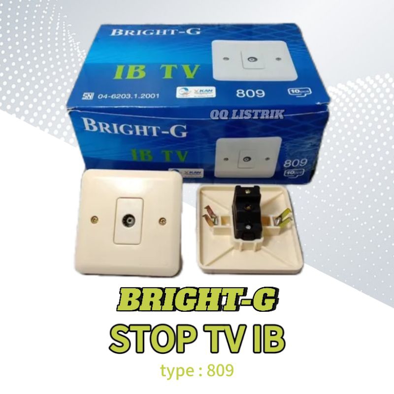 Jual STOP TV BRIGHT-G 809, stop ANTEN TV, soket anten TV IB bright g ...