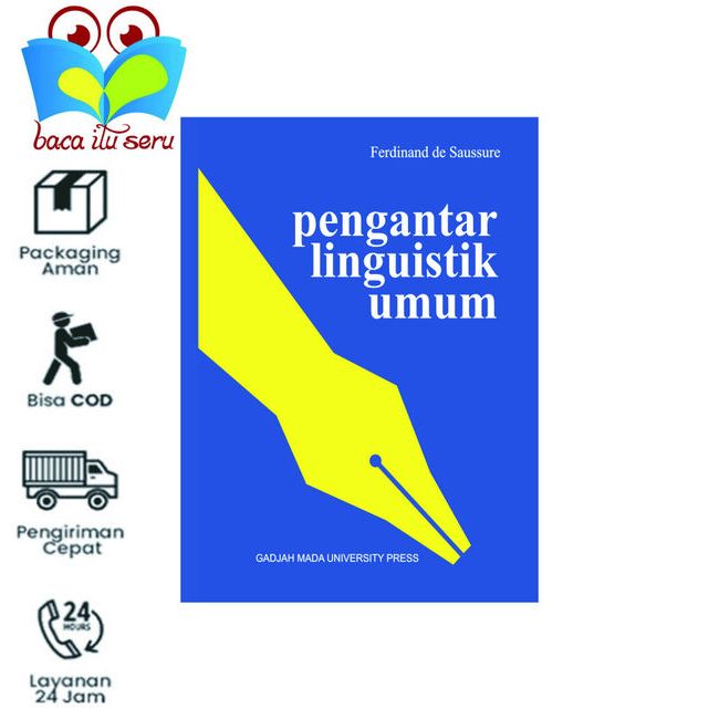 Jual Pengantar Linguistik Umum UGM - Ferdinand De Saussure | Shopee ...