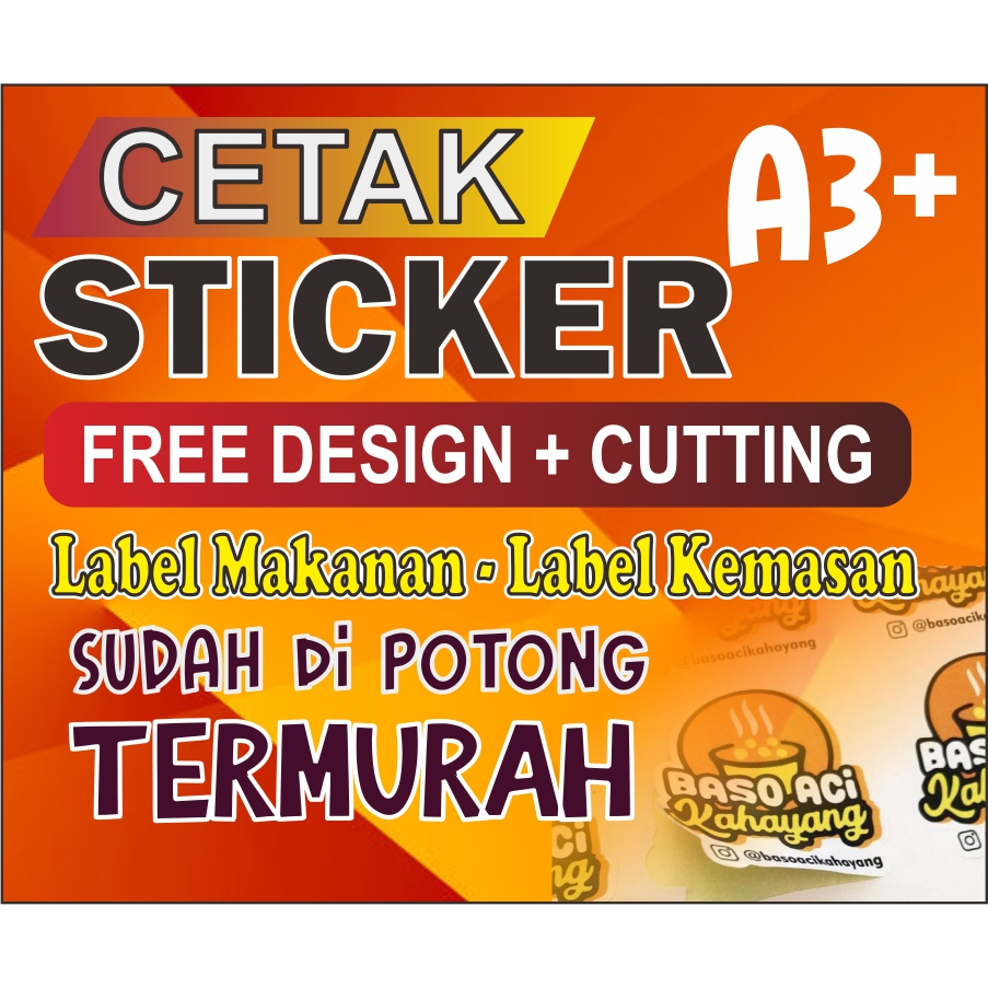 Jual STIKER / STICKER / STIKER LABEL / STICKER LABEL / LABEL / STIKER ...