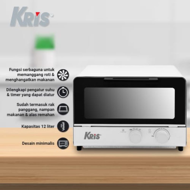 Jual Oven Toaster 1000 Watt 12Ltr - Kris Original 100% | Shopee Indonesia