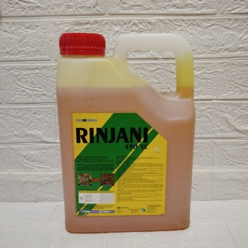 Jual Herbisida Racun Rumput Rinjani 490SL 5 Liter | Shopee Indonesia
