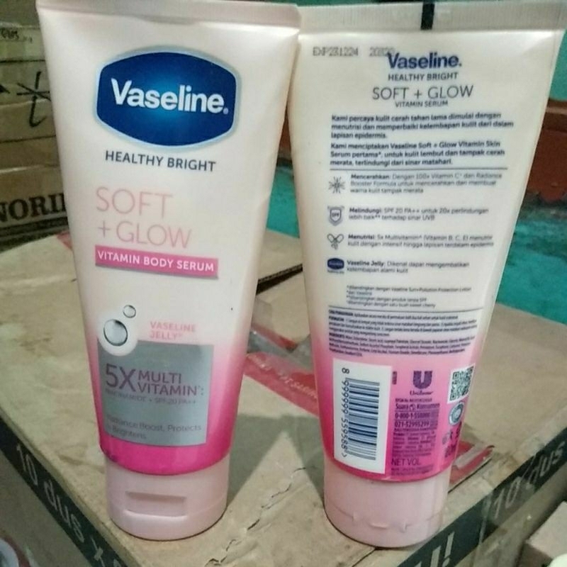 Jual Vaseline Soft Glow 180ml Shopee Indonesia 4446