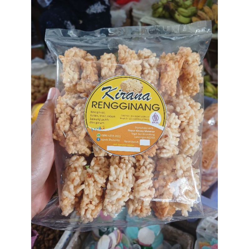 Jual Rengginang / Jajan Jadul Desa Enak dan Gurih / Kerupuk Nasi Utuh ...