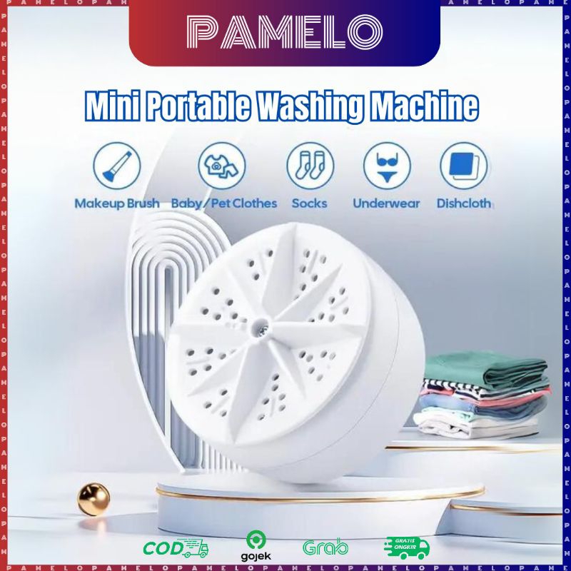 Jual PAMELO Mesin Cuci Mini Portable Ultrasonic Turbine Wash OLL ...