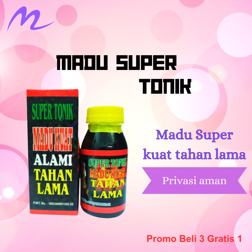 Jual Madu Super Herbal Asli Kuat Tahan Lama Madu Super Tonik 60ml