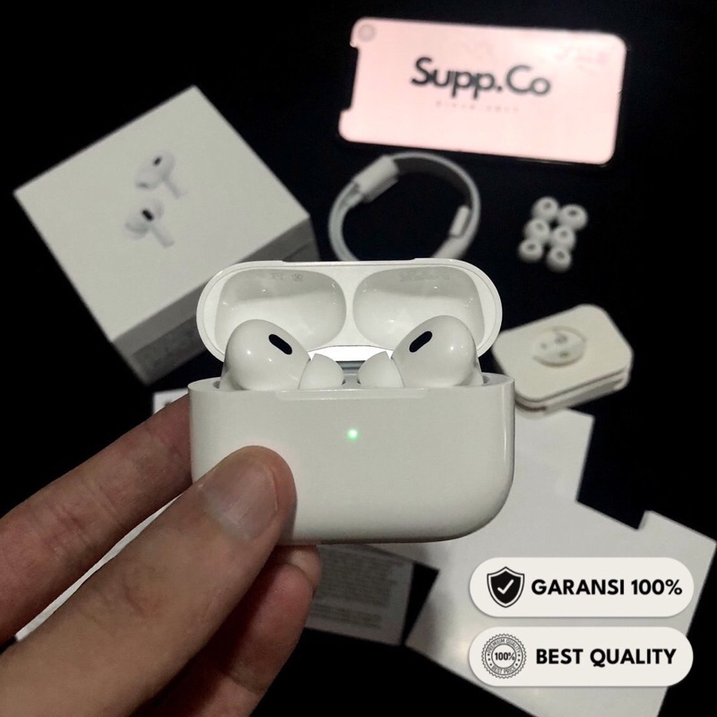 Jual BLUETOOTH EARPHONE GEN PRO 2 WIRELESS CHARGING | Shopee Indonesia