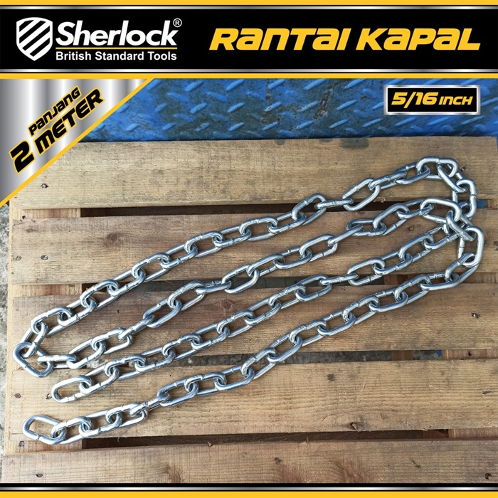 Jual Rantai Besi Kapal Galvanized Mm Inch Sherlock Panjang