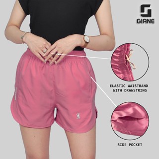 Jual Giane Celana Pendek Olahraga Wanita Micro Stretch Import Lari Gym Badminton Voli Warna