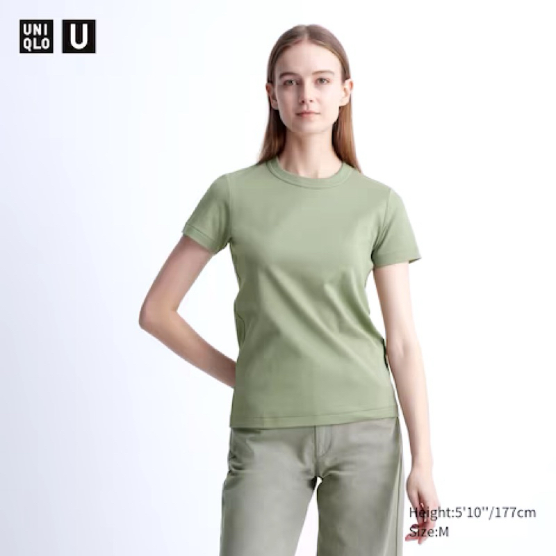 Jual Sale Penawaran Terbatas Mei Jun Women T Shirt Kerah Bulat Lengan Pendek Uniqlo U