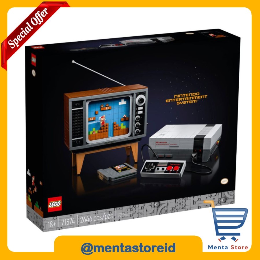 Jual LEGO 71374 Super Mario Nintendo Entertainment System NES Console Bros Shopee Indonesia