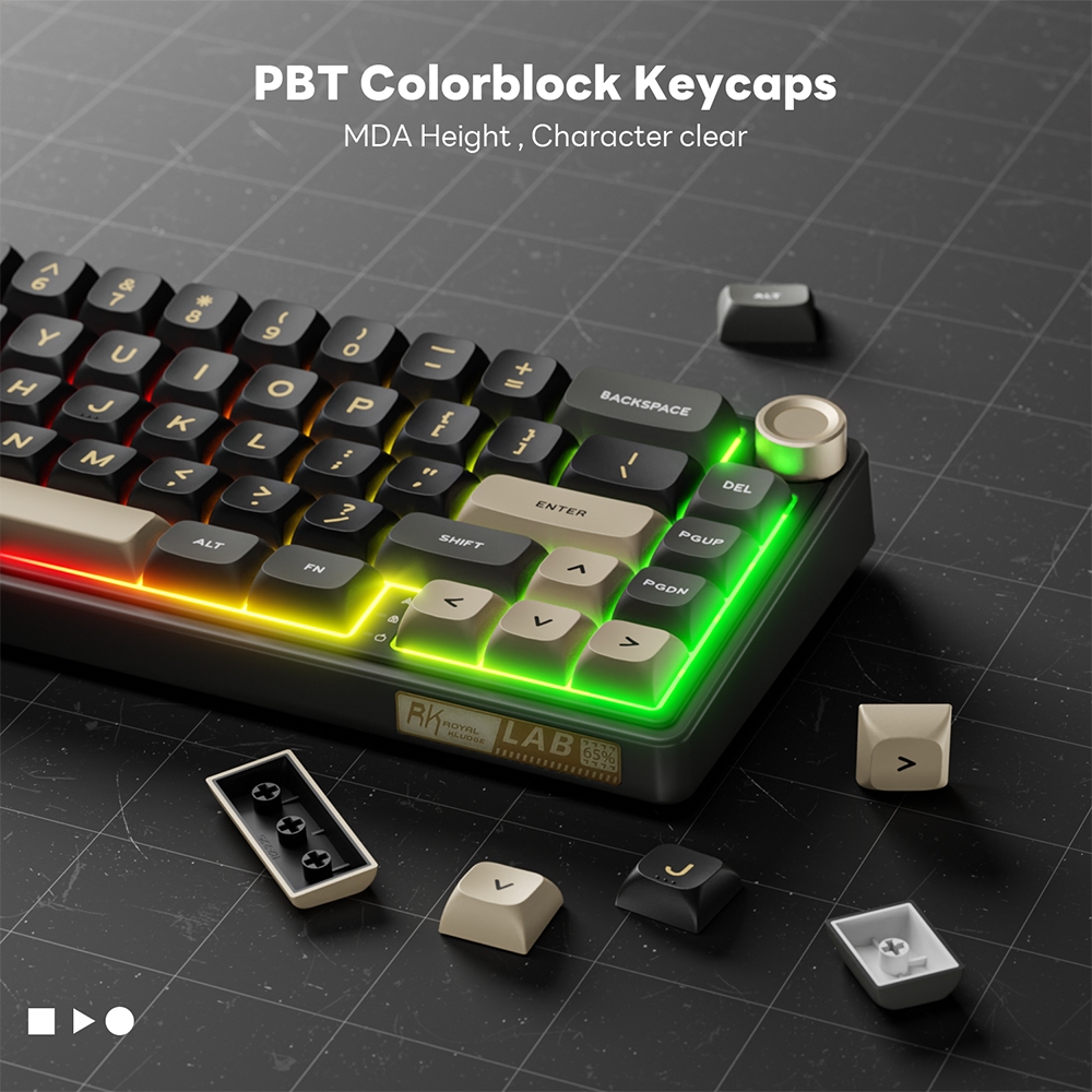Jual Royal Kludge RK R65 Phantom 66 keys Wired Gaming Keyboard | Shopee ...