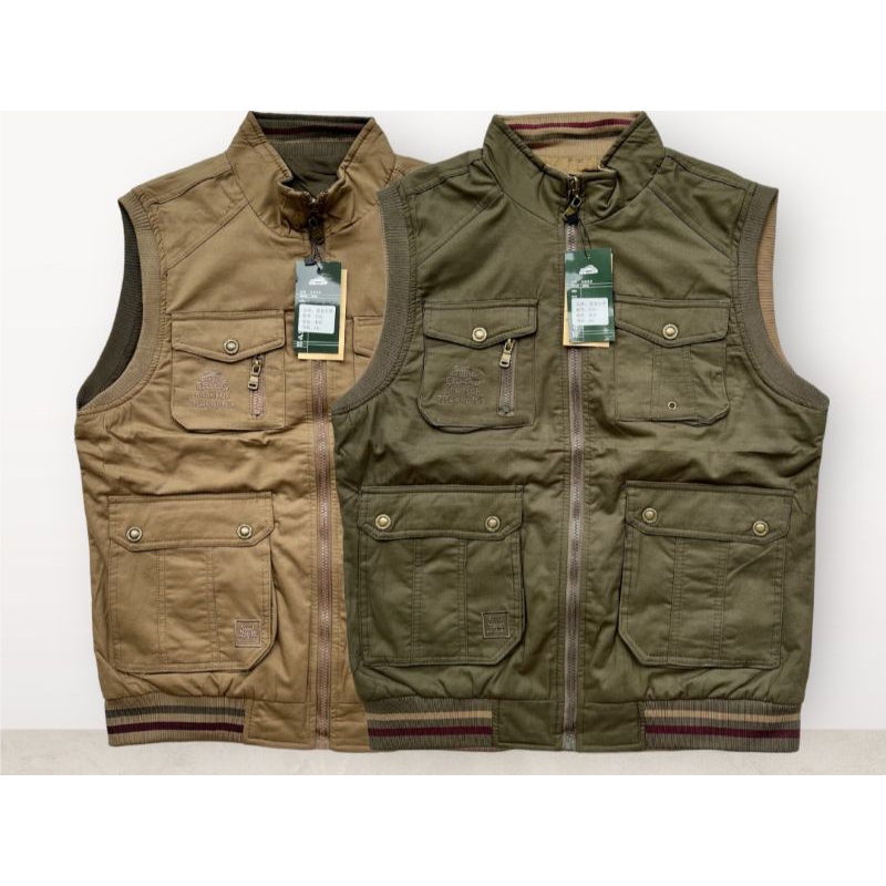 Jual Rompi pria/ Rompi bolak balik polos/ rompi jeep/ rompi dua warna