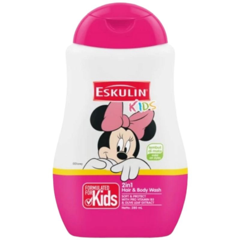 Jual ESKULIN Kids Hair And Body Wash 280 Ml | Shopee Indonesia