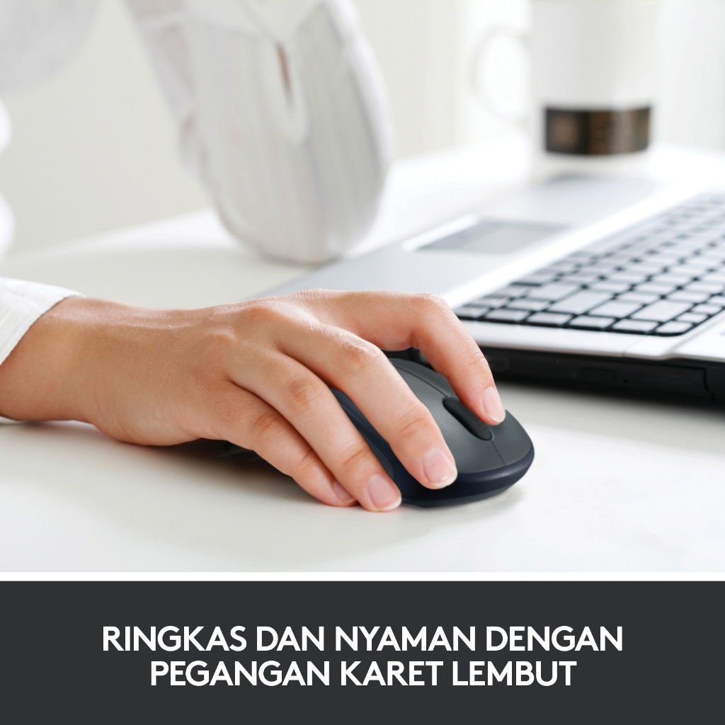 Logitech M235 Mouse Wireless Grip Karet Nyaman (2)
