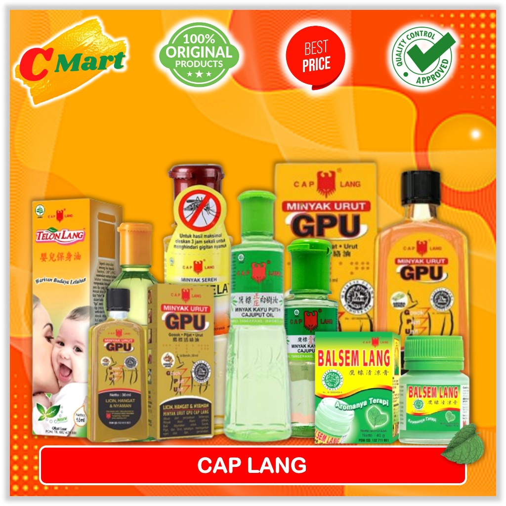 Jual Cap Lang Series | Caplang Minyak Kayu Putih | Minyak Telon ...