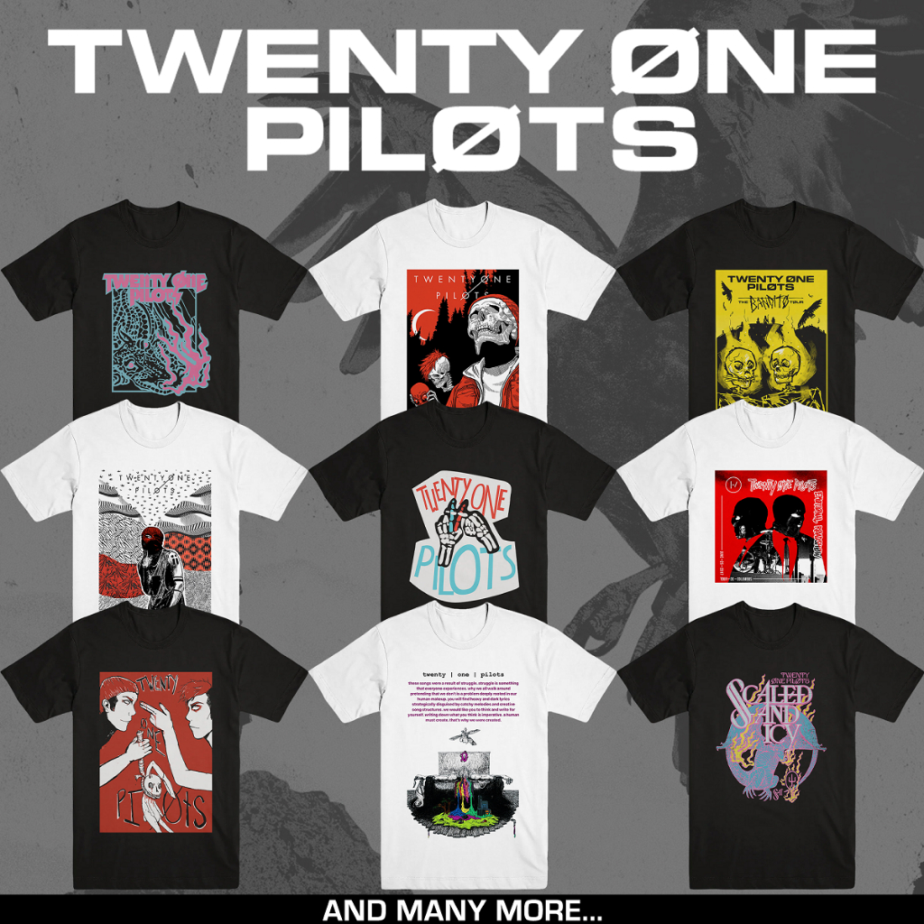 Jual TWENTY ONE PILOTS | T-SHIRT MUSIC | ELECTRO POP | MERCHANDISE ...
