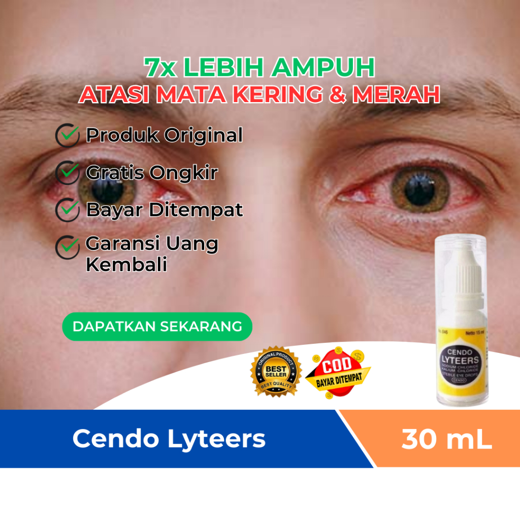 Jual Obat Mata Kering Perih dan Gatal Kotor Belekan Cendo Lyteers ...